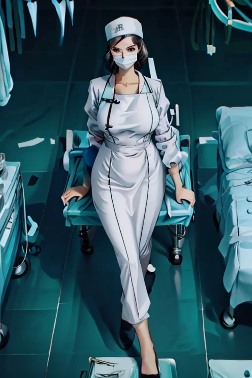 nurse uniform,hospital, latex nurse suit,nurses,busty,elbow gloves,labcoat,black hair woman,red eyes , gigantic ,medical instruments,asian nurse,two nurses,speculum,examination room,oversize ,big ass ,strap on, lay on table ,legs spreaded,giving birth,gyno chair , dentist,Milf,latex,black uniform,oversize breasts