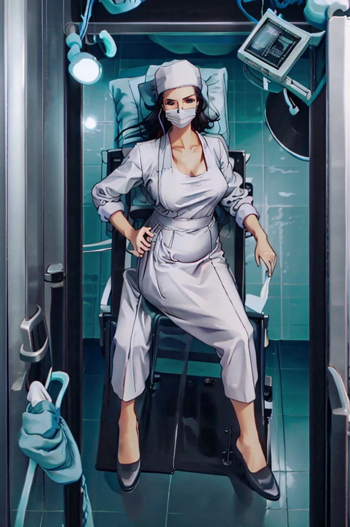 nurse uniform,hospital, latex nurse suit,nurses,busty,elbow gloves,labcoat,black hair woman,red eyes , gigantic ,medical instruments,asian nurse,two nurses,speculum,examination room,oversize ,big ass ,????????, lay on table ,legs spreaded,giving birth,gyno chair , dentist,Milf,latex,black uniform,oversize breasts