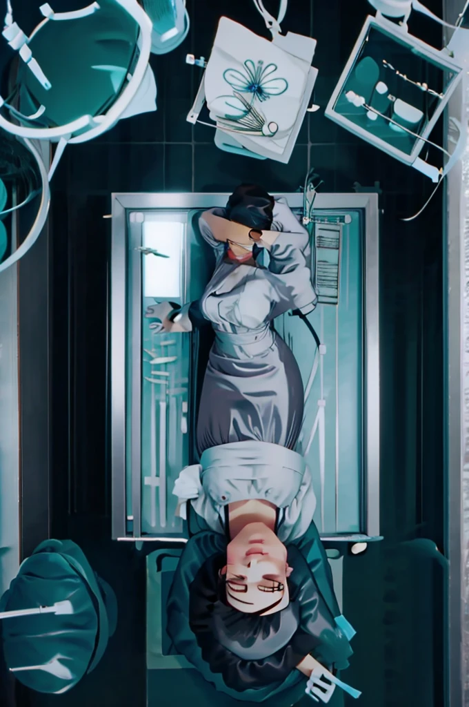 nurse uniform,hospital, latex nurse suit,nurses,busty,elbow gloves,labcoat,black hair woman,red eyes , gigantic ,medical instruments,asian nurse,two nurses,speculum,examination room,oversize ,big ass ,strap on, lay on table ,legs spreaded,giving birth,gyno chair , dentist,Milf,latex,black uniform,oversize breasts
