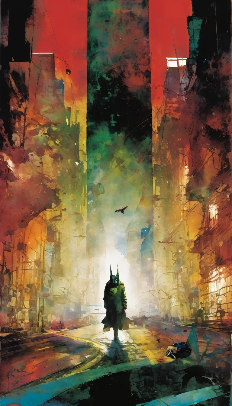 paradox, art inspired by Bill Sienkiewicz and Dave McKean