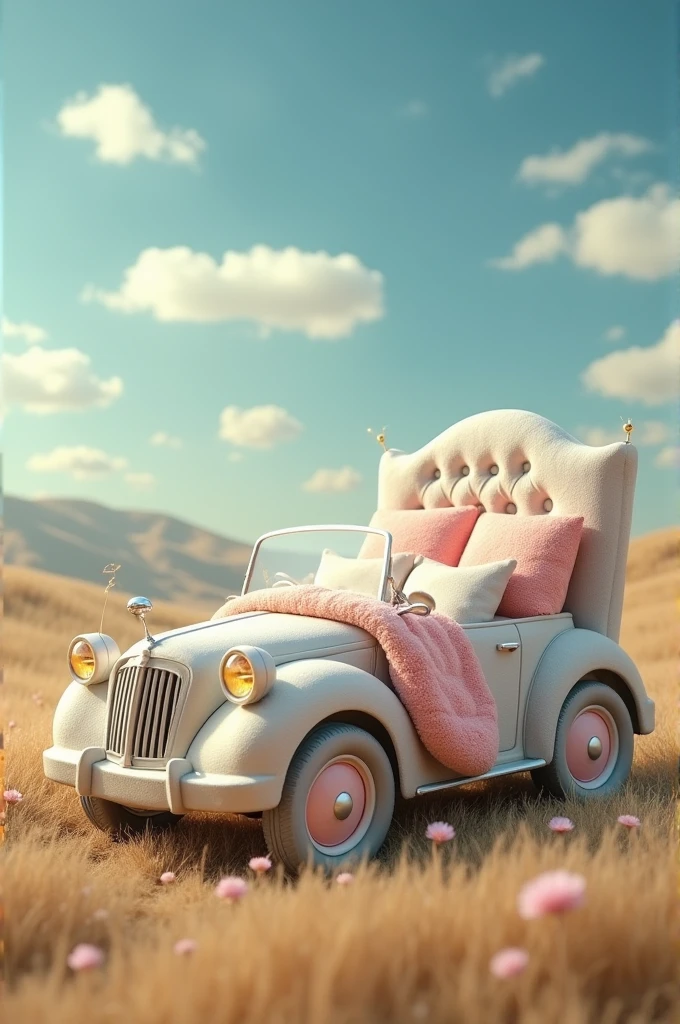 Create a car shaped like a bed