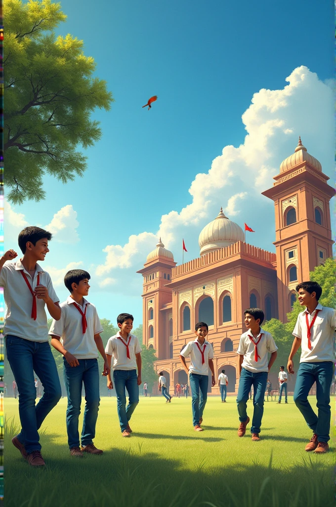 Create a photo kunwar inter college name India only boys photo
