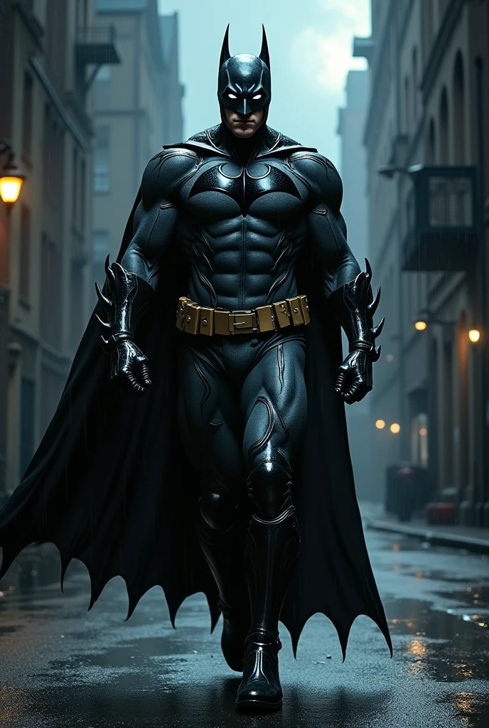 Batman mixed with venom