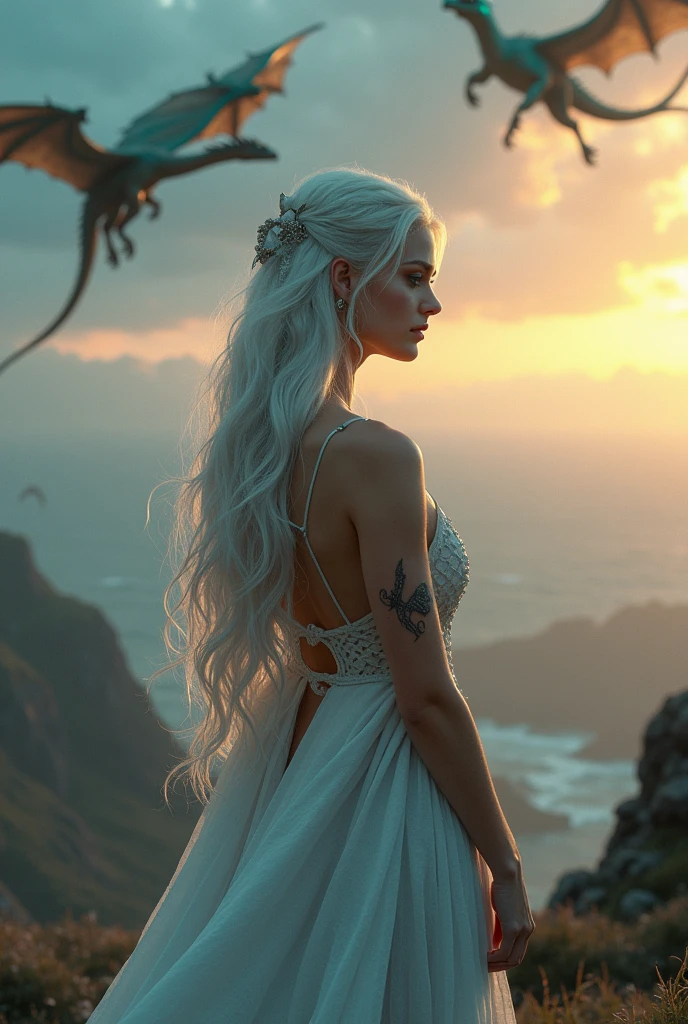 Naked Daenarys targarion