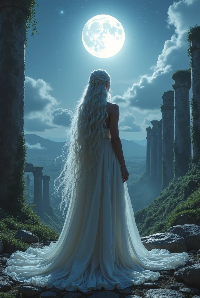 Naked Daenarys targarion showing her naked body