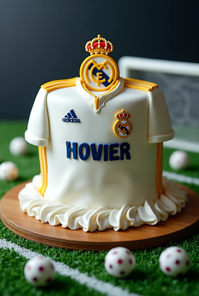 Real Madrid themed birthday cake