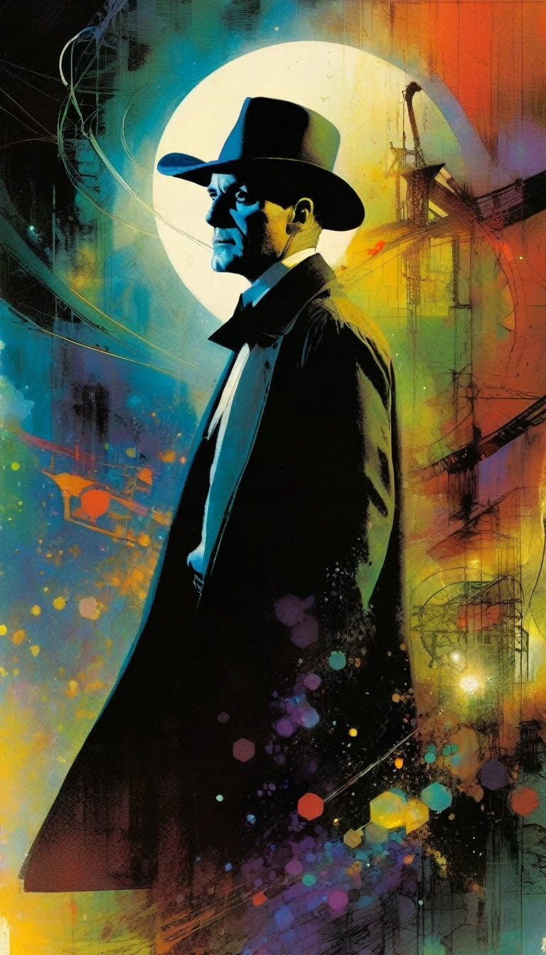 life, art inspired by Bill Sienkiewicz and Dave McKean
