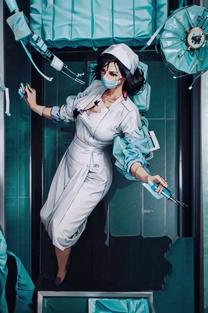 nurse uniform,hospital, latex nurse suit,nurses,busty,elbow gloves,labcoat,black hair woman,red eyes , gigantic ,medical instruments,asian nurse,two nurses,speculum,examination room,oversize ,big ass ,strap on, lay on table ,legs spreaded,giving birth,gyno chair , dentist,Milf,latex,black uniform,oversize breasts