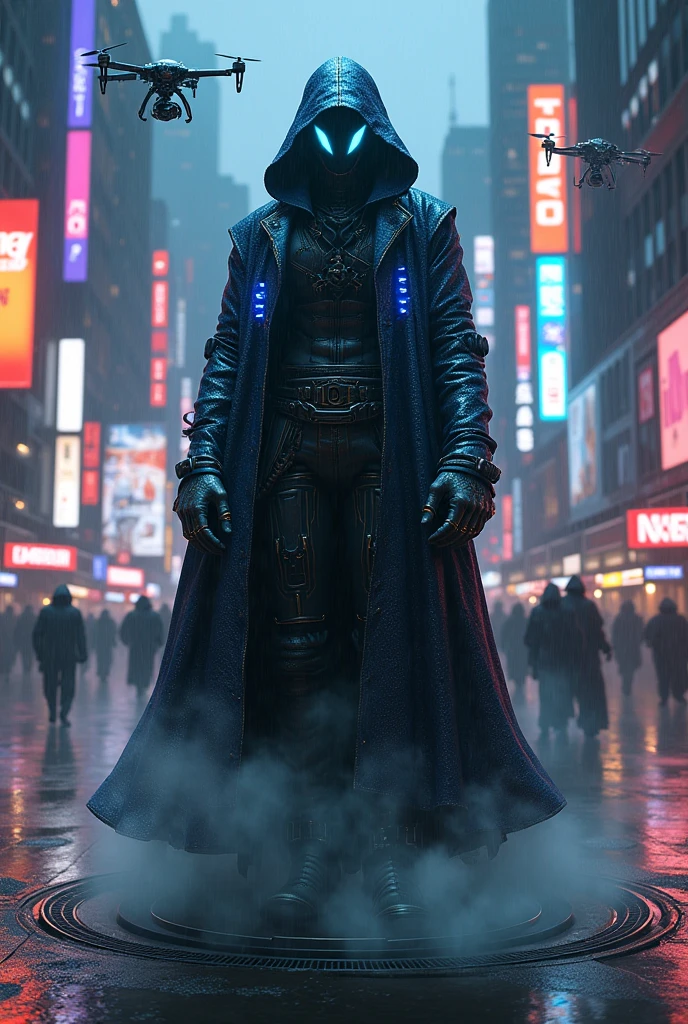 Phantom Golem.. Similar to the character Vivi from Final Fantasy IX but with a cyberpunk clothing style.
