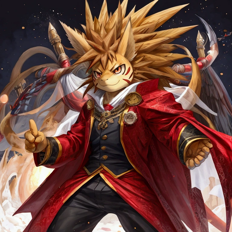 ((Highest quality,8k,Absurd Resolution,16K, masterpiece: 1.3)),スーツを着た男とDragon,Dragonを背景, Dragonからオマージュした,Dragon, 人間とDragonの調和, fog,aura,good looking,Japanese demon boy, Fusion of demon and boy,Demon slayer,アートのgood lookingな男, Grand and elegant, Inspired by Art Station trends, crimson clothes, Black and red suit, Very detailed fan art, Dandy,Male vampire,悪魔の少年とDragonのIndividualityな組み合わせ,characteristic,The clothes are suits,Colors and painting are fantasy themed,Elements that emphasize the fantasy image,stop temporarily,Performance, Beautiful Eyes,Intimidating appearance,attractive,雰囲気をPerformanceする,Individualityなデザイン,Extremely detailed,Glow effect,Hyperrealistic,Detailed face,緻密でDetailed texture,映画の様なOne Scene,Professional Configuration,Dynamic Angle,Description of the whole body,Ultra Wide Angle,Original elements,Individuality,Professional Lighting,symbol,Sharp focus,8K Ultra HD, HDR,Unique Design,One and only,A magnificent composition,One Scene,Anime Style,Studio Lighting,Ultra Wide Angle,Original elements,Detailed texture,Full body description,Dynamic Angles,Iconic,Dynamic Lighting,Professional Color Grading,original,Extreme detail,Glow effect