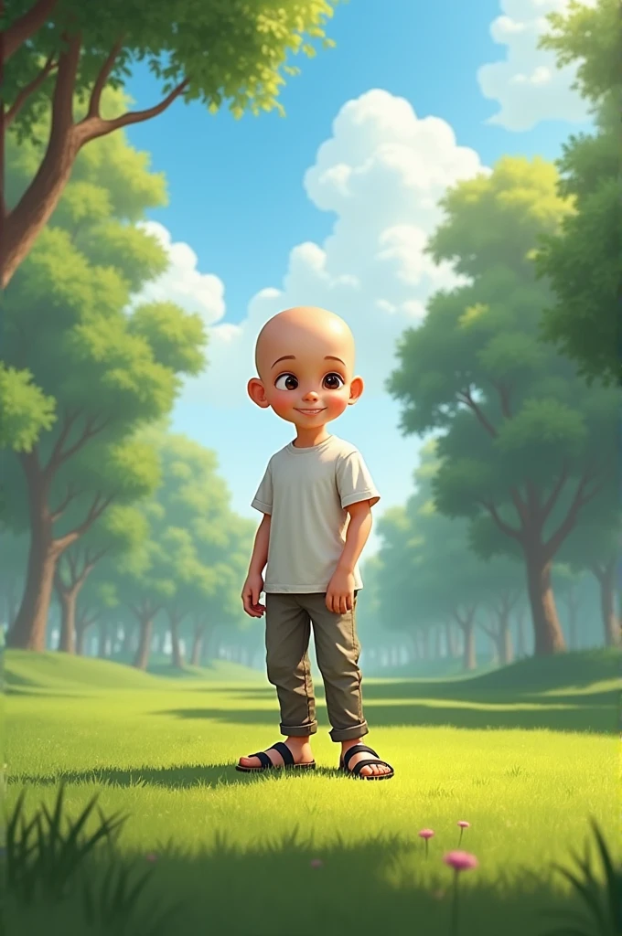 solo,1boy, Jonny2x4, bald, white shirt, pants, black sandals,

INFO
