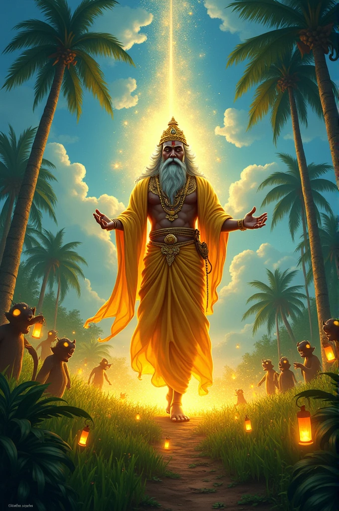 Maveli coming to Kerala from underworld 