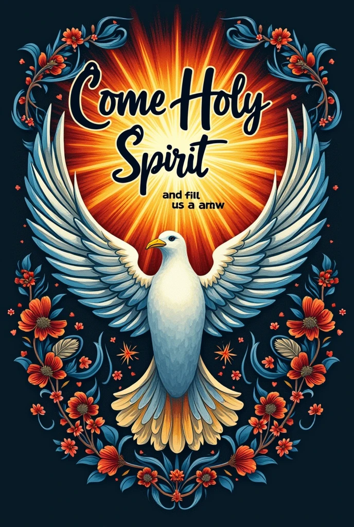  Confirmation T-shirt 2024 Holy Spirit,with the phrase "Come Holy Spirit and fill us anew 
" And no way to wear a shirt "Umburana community"