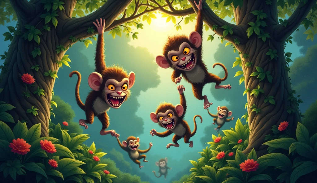 Cruel monkeys