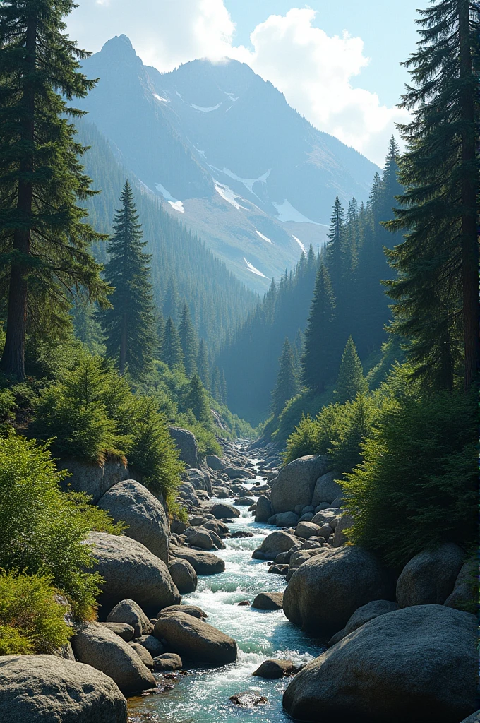 Wilderness where there is abundance in mineral resources.