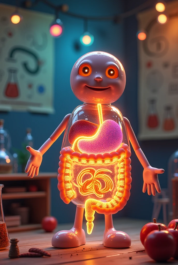 Shiny digestive system