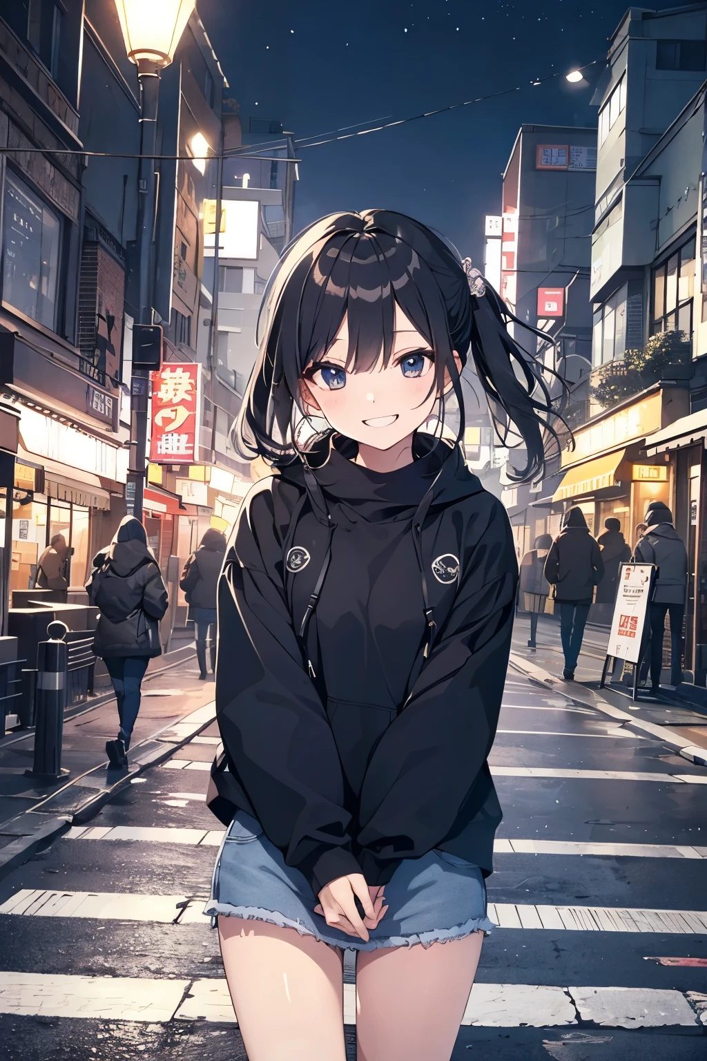 black hoodie