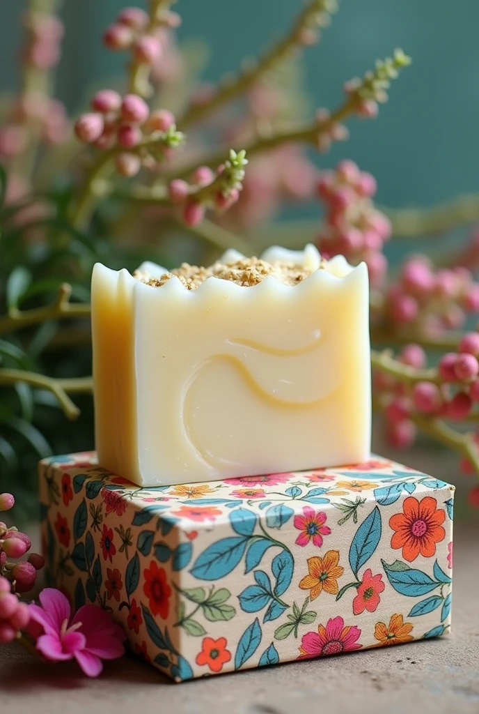 Soap with syangja soap packaging