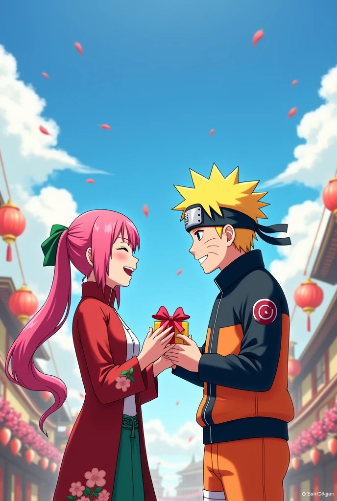 Naruto sakura happy Raksha Bandhan