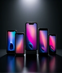 generate image consist of iphones and andriod add black
shade ,add black shade i need just black shade
add black shade