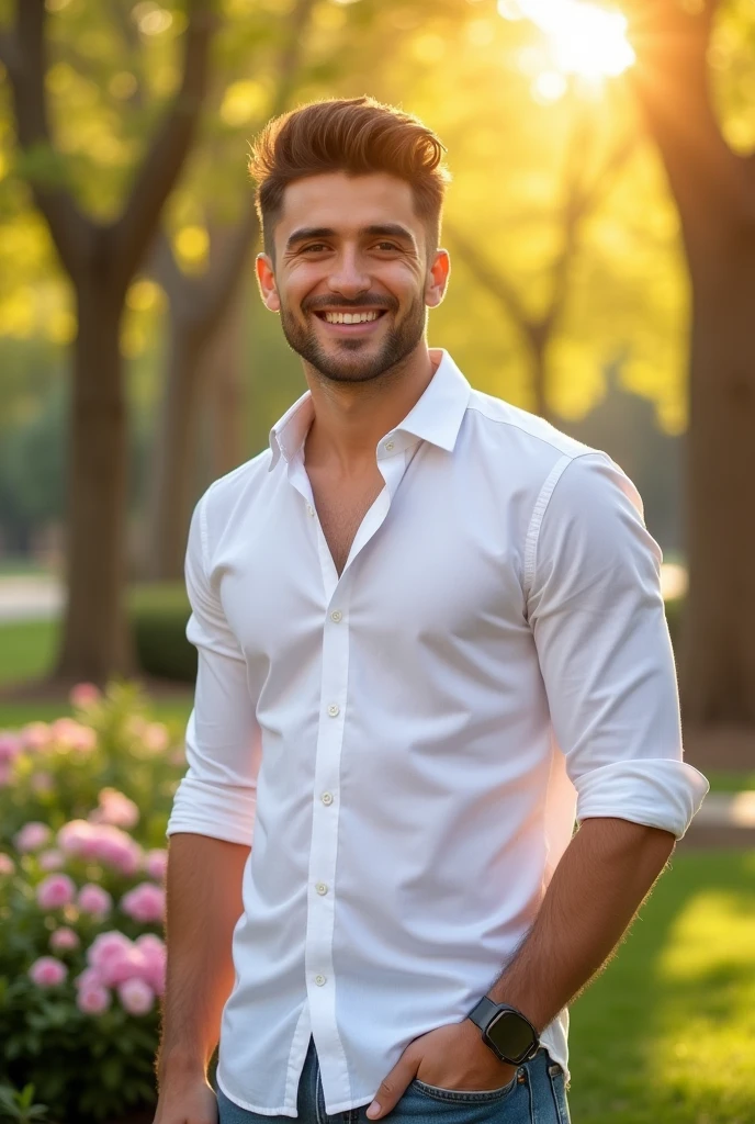 Handsome, warm, good figure, white 