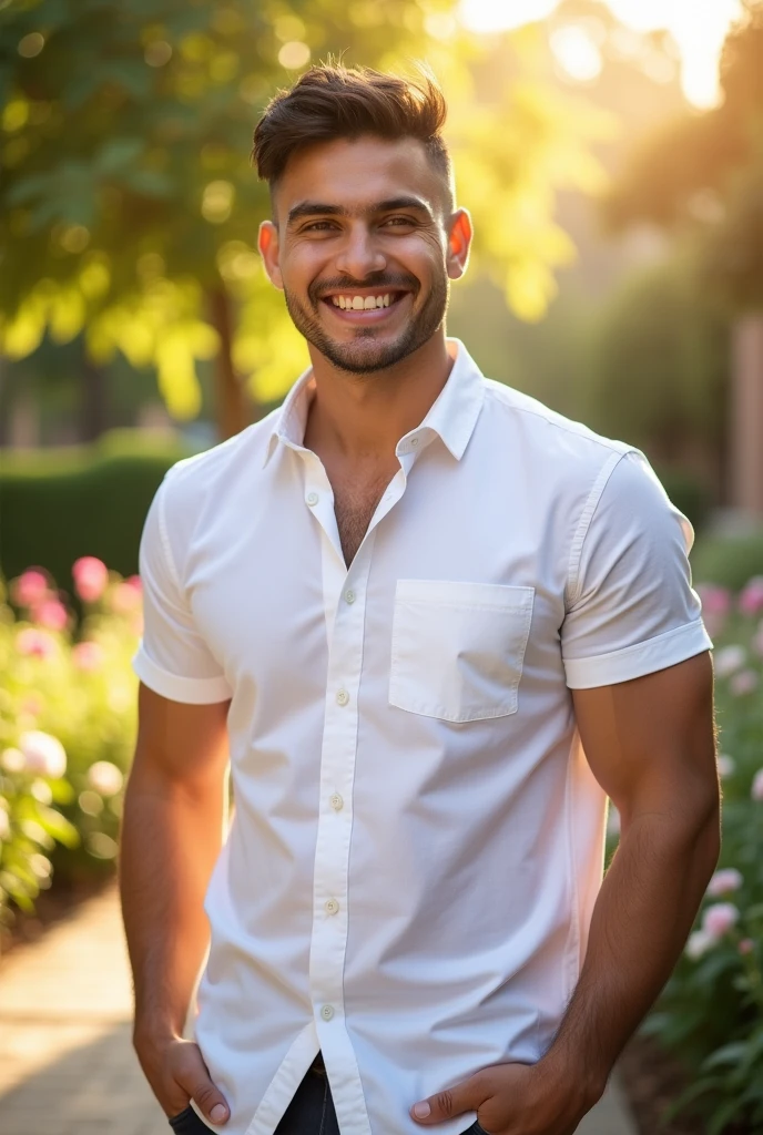 Handsome, warm, good figure, white