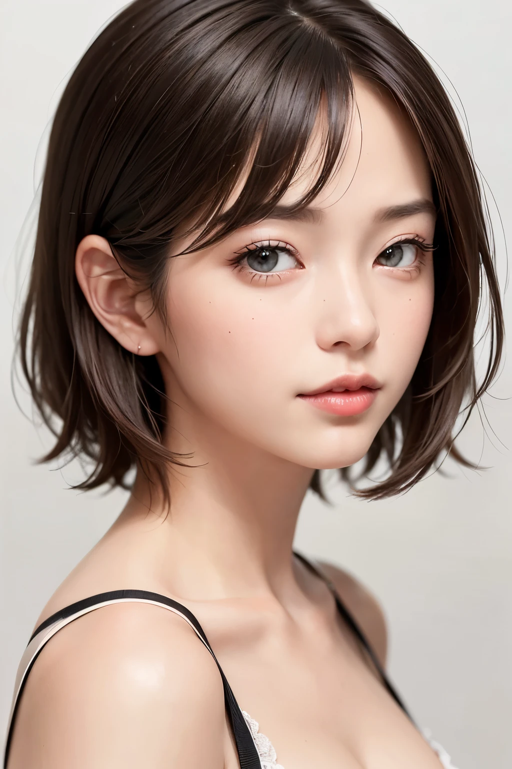 (masterpiece, Highest quality、Realisticに全てを詳細に美しく描画する、Very attractive adult beauty、Add strong highlights to the eyes、Look closely at the camera:1.4、A beautiful woman with mature charm、Ideal body type、Perfect Anatomy、Short Brunette Bob、Shiny Hair、Lip gloss),one person&#39;s, alone, 明るい茶色のShiny Hair,Realistic, Looking at the audience、Please tilt your head a little, Bright colored crystal light blue eyes, 短いShiny Hair、 chestの中央に穴が開いた白いタートルネックの服,chestの真ん中に丸い穴が開いたセクシーな白いタートルネックのニットセーター、とても大きなchestの谷間を見せる、 Beautiful glossy lips, Lip gloss，prohibit, Upper Body、Big eyes、eyelash、Face is a little red、Embarrassing)、((Italian road system in winter))、((Short hair with bangs、Big eyes、Give students a very strong highlight、{Huge|big|expensive|Mega} chest:2、とてつもなく大きなchest:2、Gazing at the audience、Very beautiful beauty、Listen carefully、Beautiful glossy lips、Beautiful long neck、Laugh a little、Beautiful Teeth、Laughing with your mouth open、Heart-shaped pupils))、28 years old、Very cute supermodel、{Huge|big|非常にbig|Mega} chest:2, chestの谷間:2、とても大きなchestの谷間を見せつける:2、A very picturesque background、Beautiful out-of-focus background、A wonderful sexiness filled with elegant charm、Very attractive and sexy style:2
