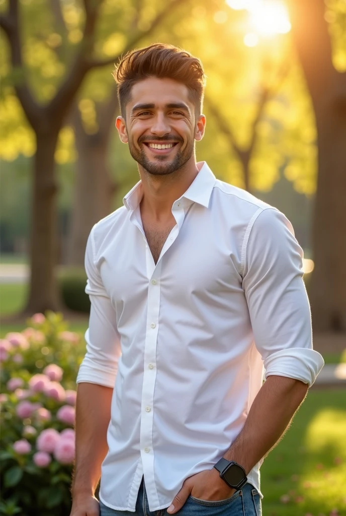 Handsome, warm, good figure, white