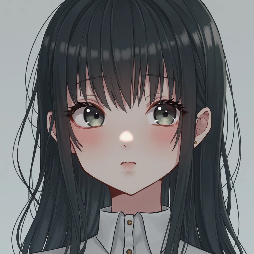 gray、juvenile、Slanted Eyes、mesh