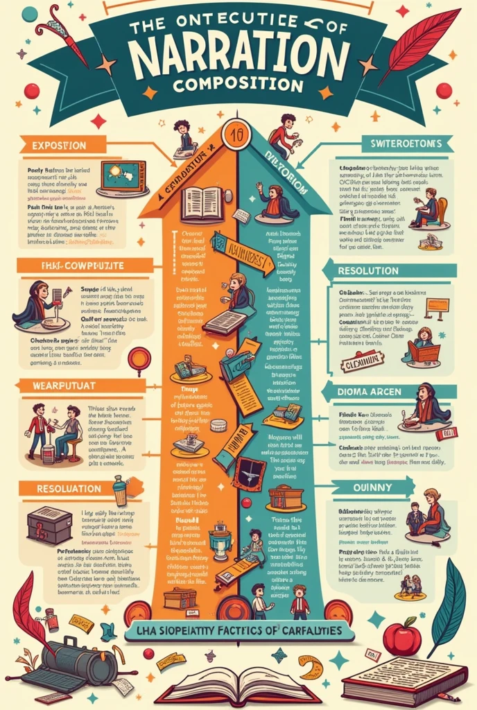 Narrative composition acronyms and narrative composition graphs poster