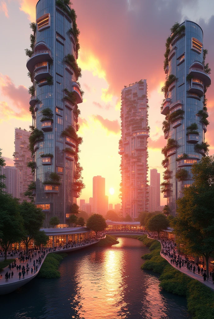 The city of Minsk in the future 