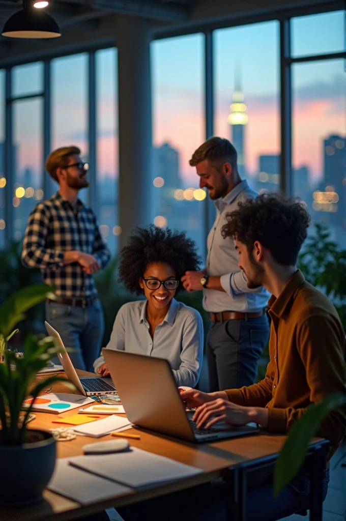 When you leave, prepare the image of the employees.