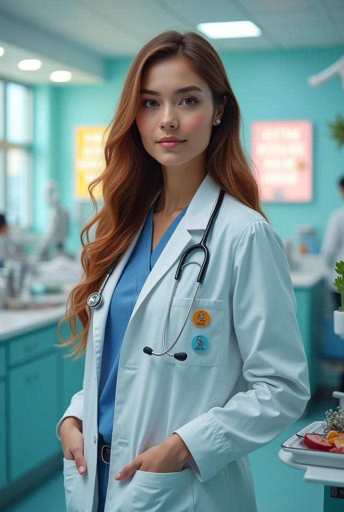 A beautiful doctor
