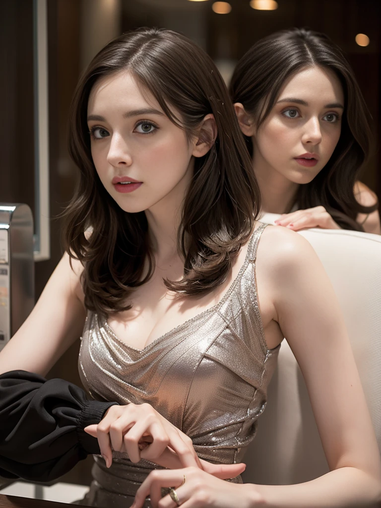 Alisonbrie111's photos, Dressed in white (Nightgown), ((lingerie)) On the Farm, Close-up shot, whole body, (Attention to detail肌:1.2),Very detailed, Playboy Centerfold, Playmate, 8k, Trending on Art Station, Complex, Attention to detail, Sharp focus, Model shot