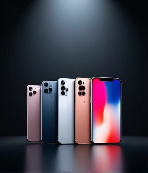 image of andriod phones and apple phones want to add them as a poster on my website also add black shade
add black shade