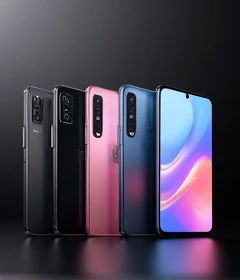 image of different mobile phones want to add them as a poster on my website also add black shade
add black shade