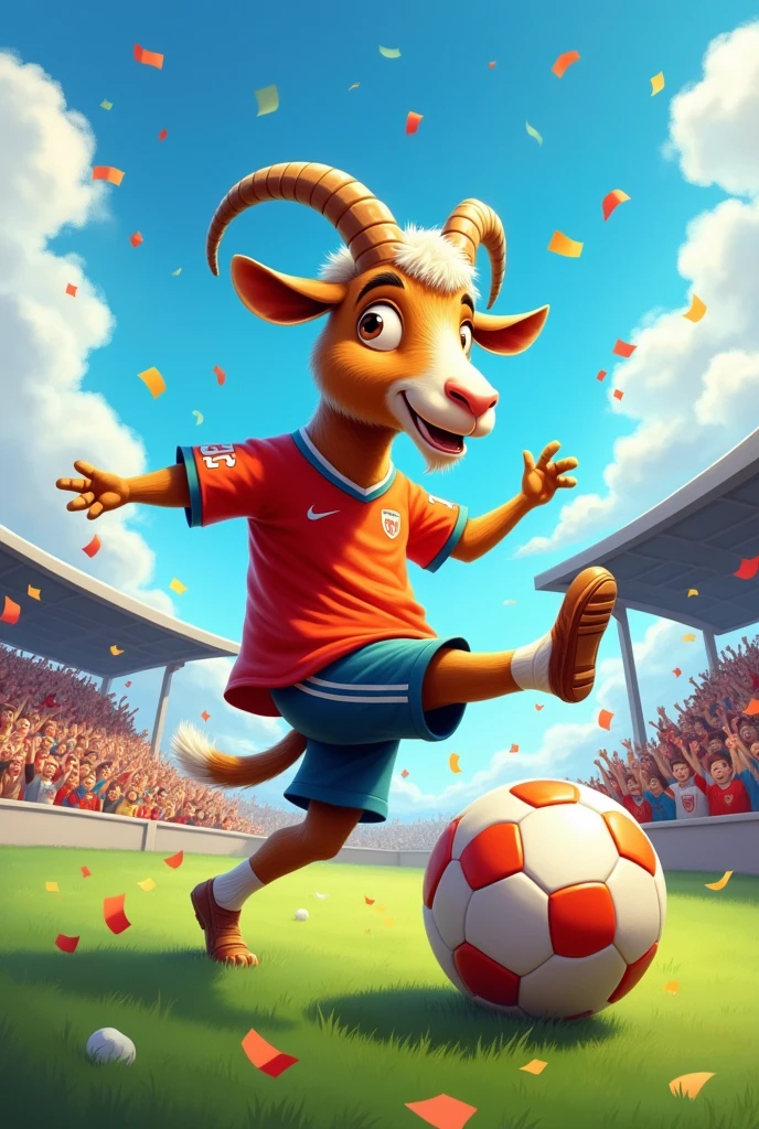Goat in football 




