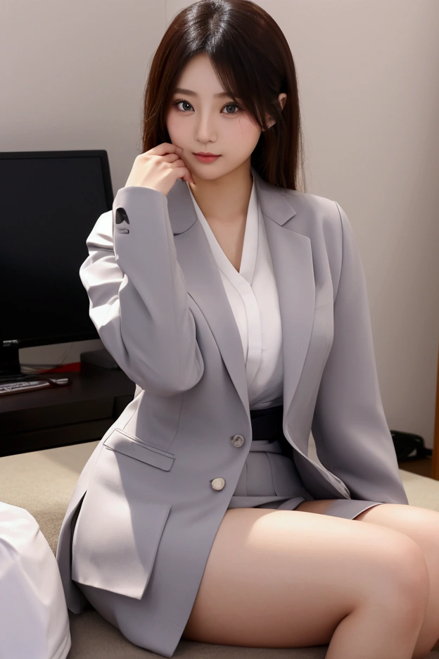 Japanese OL、Formal attire considered sexy.、Working in the office、Show your underwear