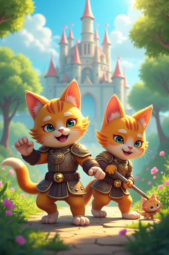 Cat-ifying characters in the game, Lord Mobile, by adding cat ears etc.