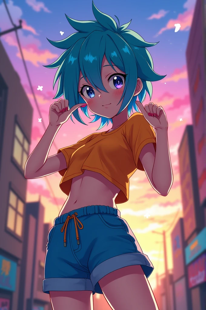 anime Showing my crotch