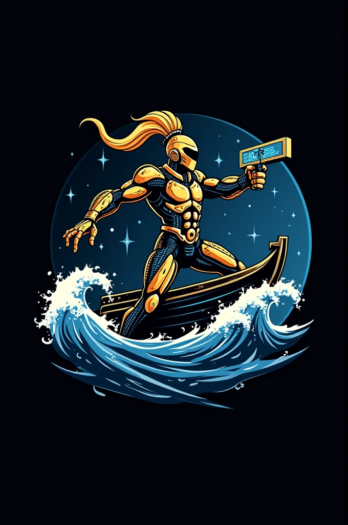 A logo for a hackathon team named as team argonauts