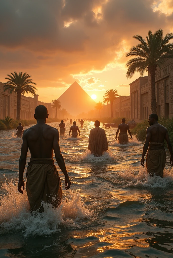 Extreme Flooding of Nile in ancient times 