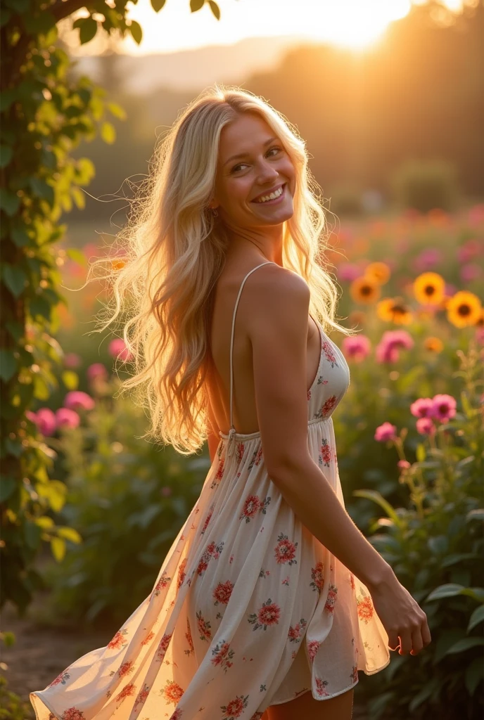 Women beautiful and blonde