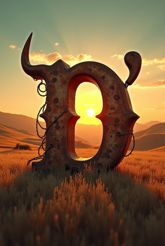Letters that say D' tadeo, that it be a logo that represents cattle ranching