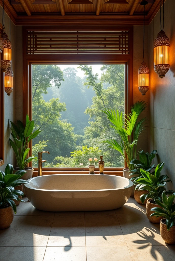 Vietnamese style bathroom  