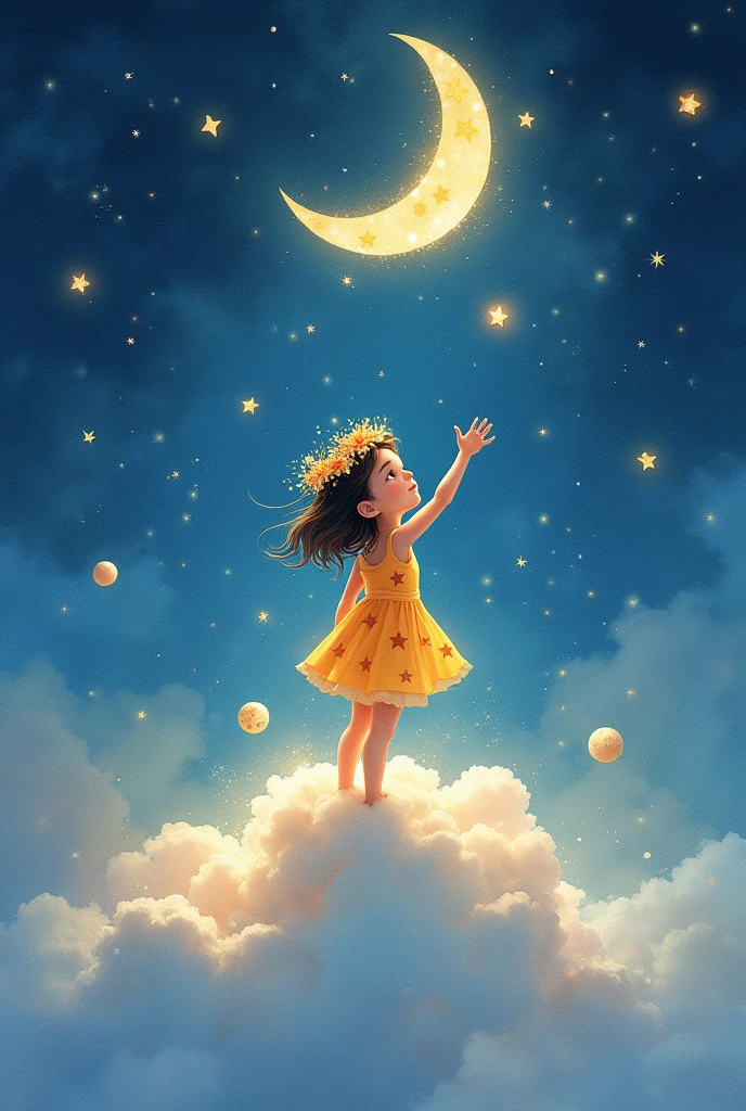 Count to the moon, we're on our way,
Up, up, up where the night turns to day,