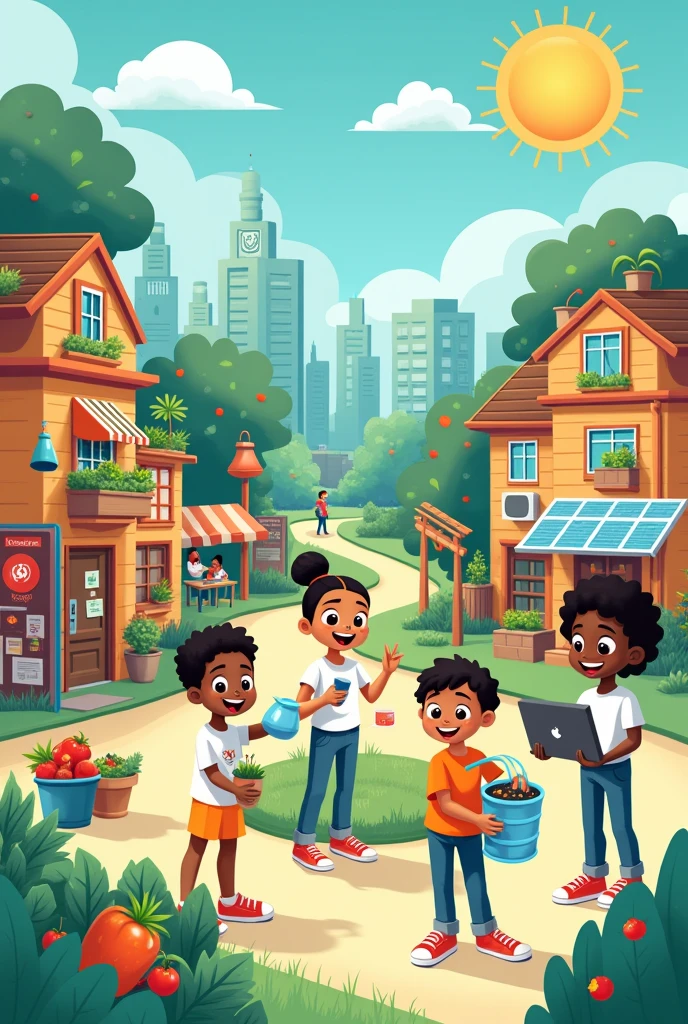 Conserving water, electronics and food about economic poster