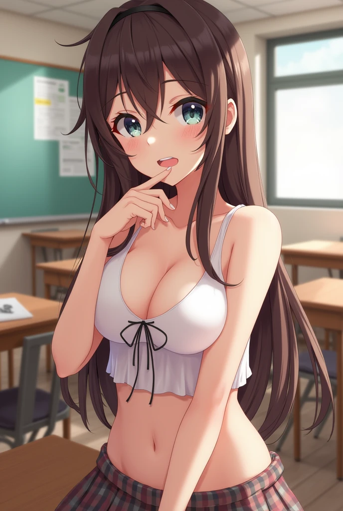 pornographic picture,Erotic images, beautiful anime girls, high school girls, classroom, having sex in a classroom,Naked sex,Write nipples carefully.