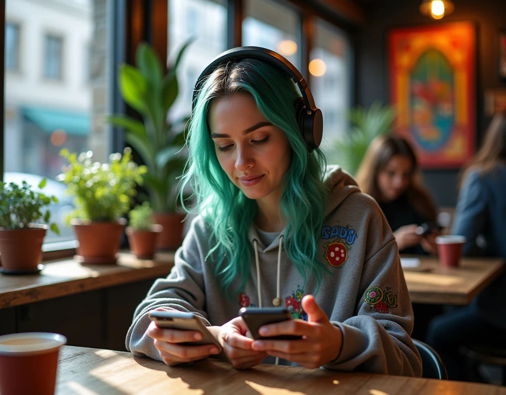 A picture of a person playing gambling games on their mobile phone, conveying the convenience of accessibility anytime, anywhere.