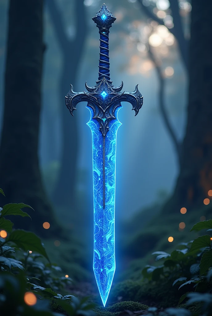blue sword